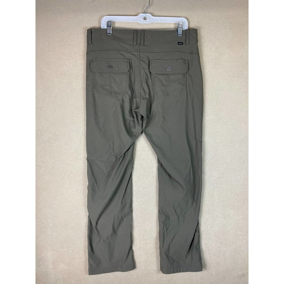 Prana Pants Adult 14 Tan Straight Leg Casual Hiking‎ Outdoor Mid Rise Womens - Picture 13 of 14
